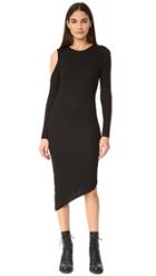 The Hours Cold Shoulder Slit Dress