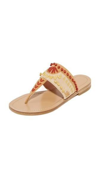 Sigerson Morrison Aliyah Embroidered Sandals