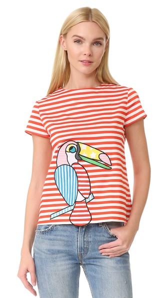 Mira Mikati Toucan Striped Scuba Top
