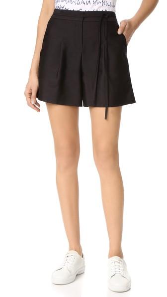 Grey Jason Wu Belted Shorts