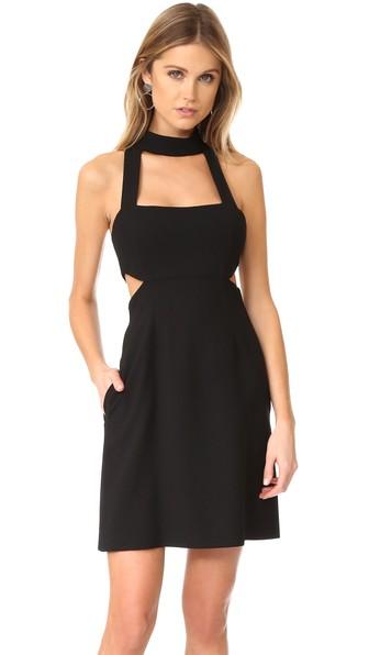 Jill Jill Stuart Halter Cutout Mini Dress