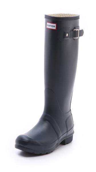 Hunter Boots Original Hunter Wellington Rain Boots - Navy