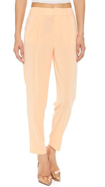 Alice + Olivia High Waisted Arthur Pants - Melon
