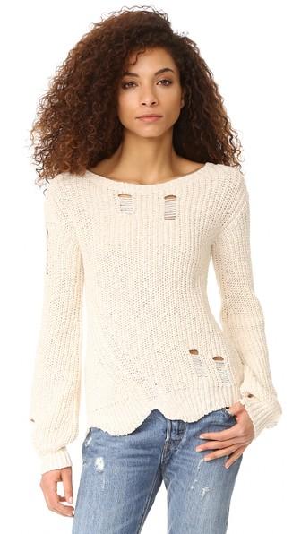 Pam Gela Shredded Sweep Sweater