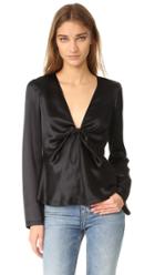 T By Alexander Wang Tie Knot Blouse