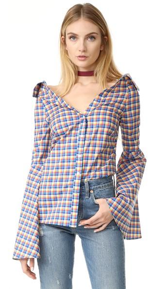 Caroline Constas Persephone Blouse