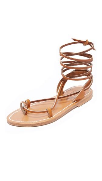 K Jacques Lucile Wrap Sandals