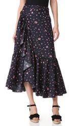 Rebecca Taylor Mia Floor Wrap Skirt