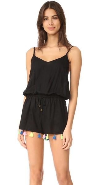 Bindya Neon Tassel Romper