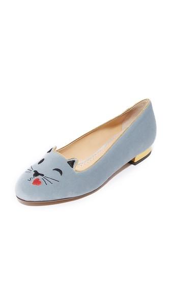 Charlotte Olympia Flirty Kitty Flats