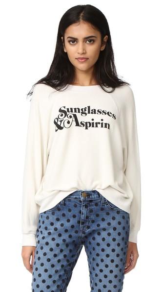 Wildfox Sunglasses Aspirin Sweatshirt