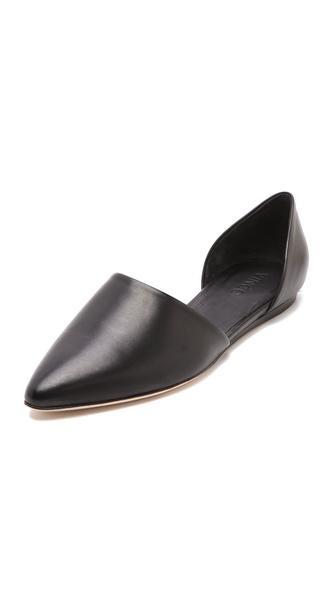 Vince Nina Two Piece Flats - Black