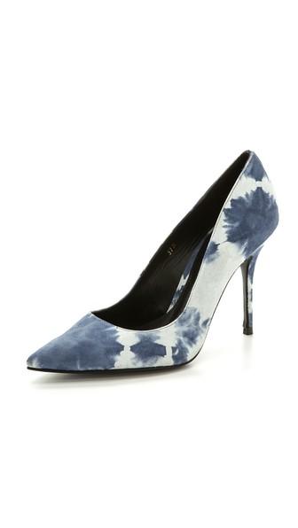 Elysewalker Los Angeles Sable Tie Dye Pumps - Cobalt