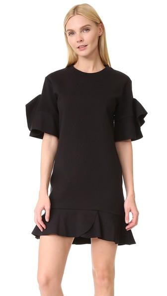 Goen J Ruffled Cotton Dress