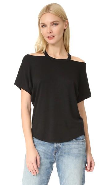 Rag Bone Jean Cutout Short Sleeve Tee