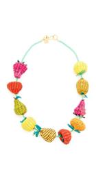 Mercedes Salazar Fruits And Beads Necklace