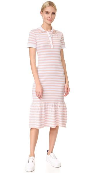 Natasha Zinko Short Sleeve Striped Dress