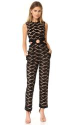 Self Portrait Cutwork Embroidered Jumpsuit
