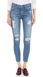 Ag Farrah High Rise Crop Skinny Jeans