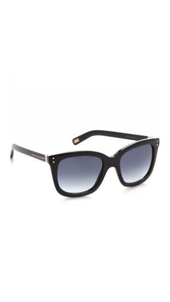 Marc Jacobs Sunglasses Oversized Square Sunglasses - Black