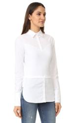 Skinnyshirt French Cuff Long Sleeve Shirt With Tails