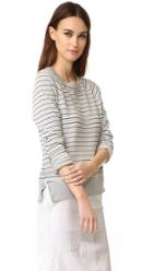 Stateside Long Sleeve Stripe Sweatshirt