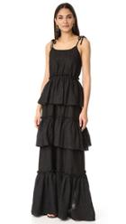 Rachel Antonoff Valentine Tiered Ruffle Maxi Dress