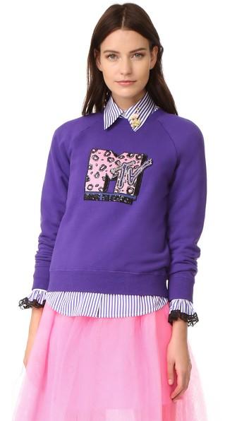 Marc Jacobs Mtv Raglan Sweatshirt