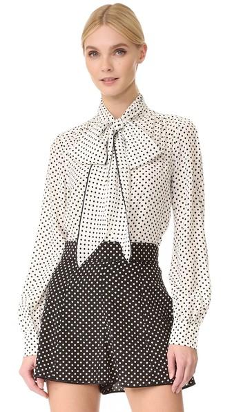 Marc Jacobs Tie Neck Blouse