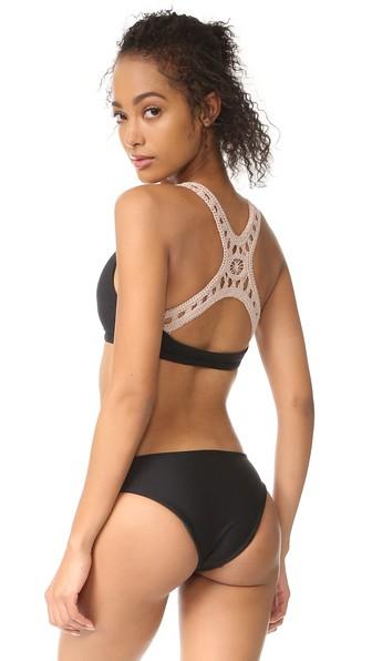 Lspace L*space Evie Crochet Dream Bikini Top