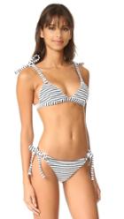 Mara Hoffman Stripe Bralette Bikini Top