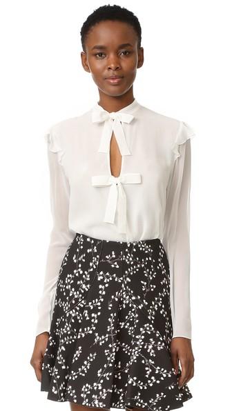 Giambattista Valli Tie Front Blouse