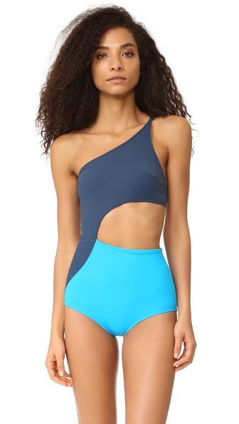 Flagpole Ali One Shoulder One Piece