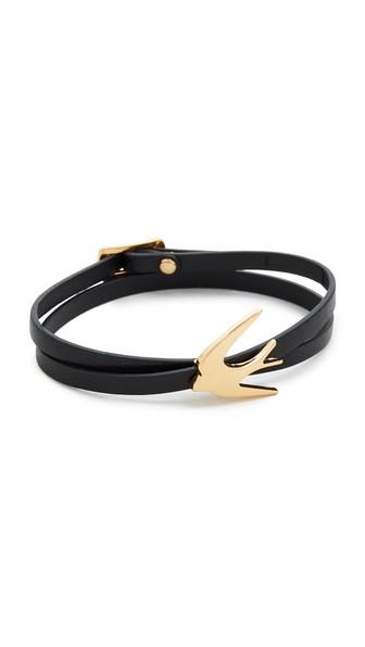 Mcq Alexander Mcqueen Swallow Mini Wrap Bracelet