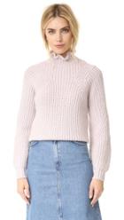 Rebecca Taylor Ruffle Turtleneck Pullover