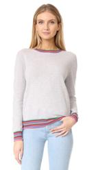 Chinti And Parker Stripe Cuff Cashmere Sweater