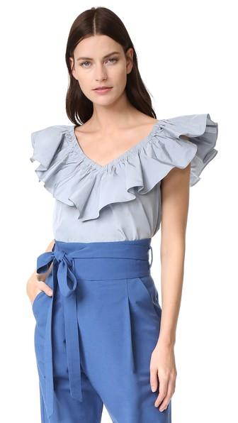 Rebecca Taylor Ruffle Blouse