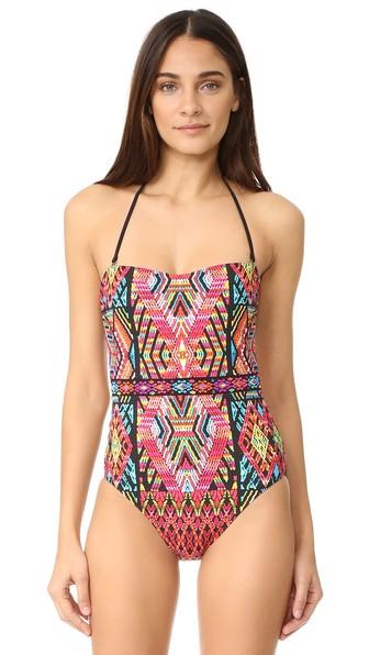 Nanette Lepore Mayan Mosaic Seductress One Piece