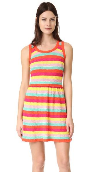 Boutique Moschino Striped Sleeveless Dress