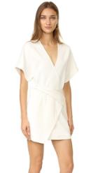 Halston Heritage Deep V Wrap Dress