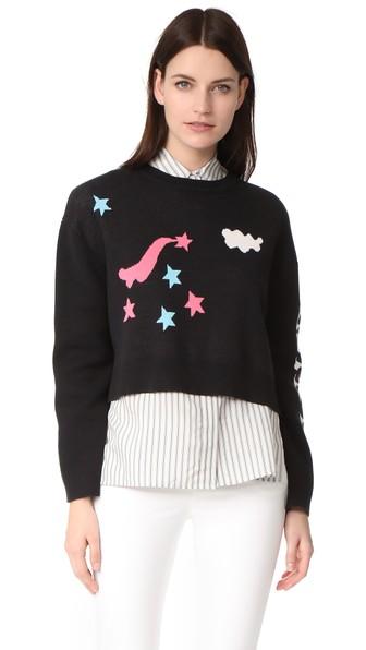 Olympia Le Tan Griffin Sweater