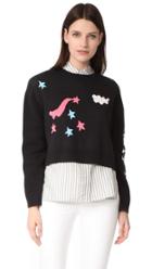 Olympia Le Tan Griffin Sweater
