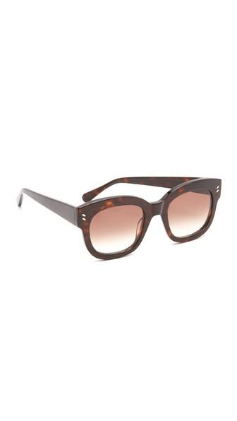 Stella Mccartney Square Sunglasses - Havana/brown