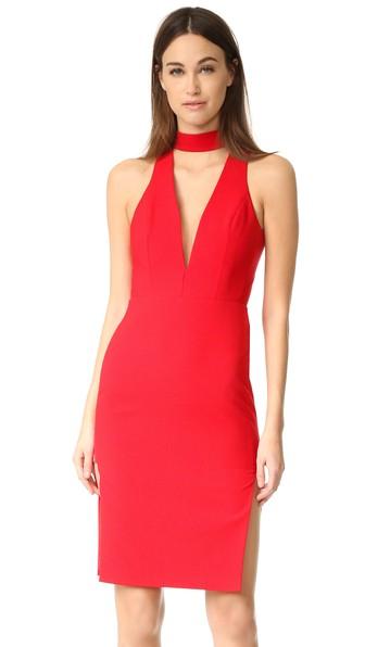 Michelle Mason Choker Plunge Dress