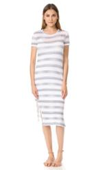 Stateside Short Sleeve Stripe Maxi Dress