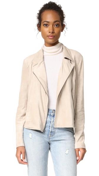Cupcakes And Cashmere Darsy Faux Suede Moto Jacket