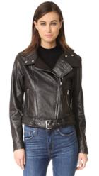 Mackage Hania Washed Leather Jacket