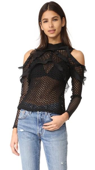 Self Portrait Lace Blouse