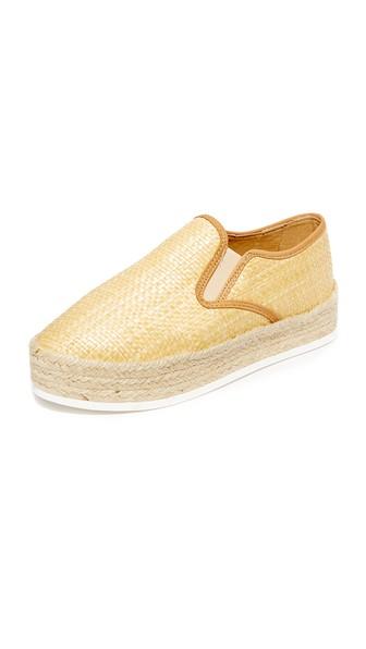Matt Bernson Azure Platform Espadrille Slip On Sneakers