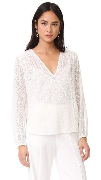 Theory Bernetta B Long Sleeve Top